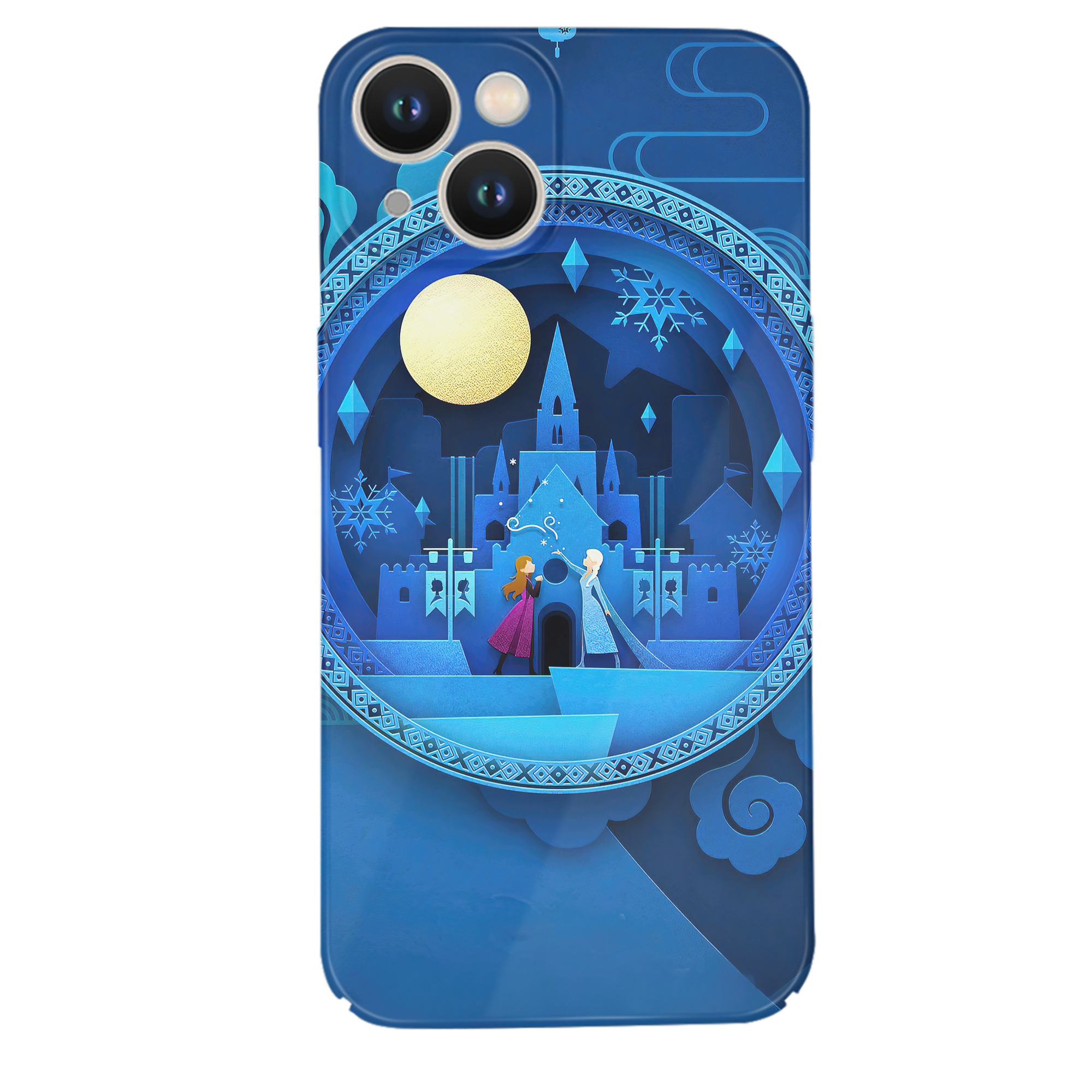 （画像用） アナと雪の女王 アンナ エルサ Frozen Anna Elsa 【iPhone 14シリーズ対応】ハードケース